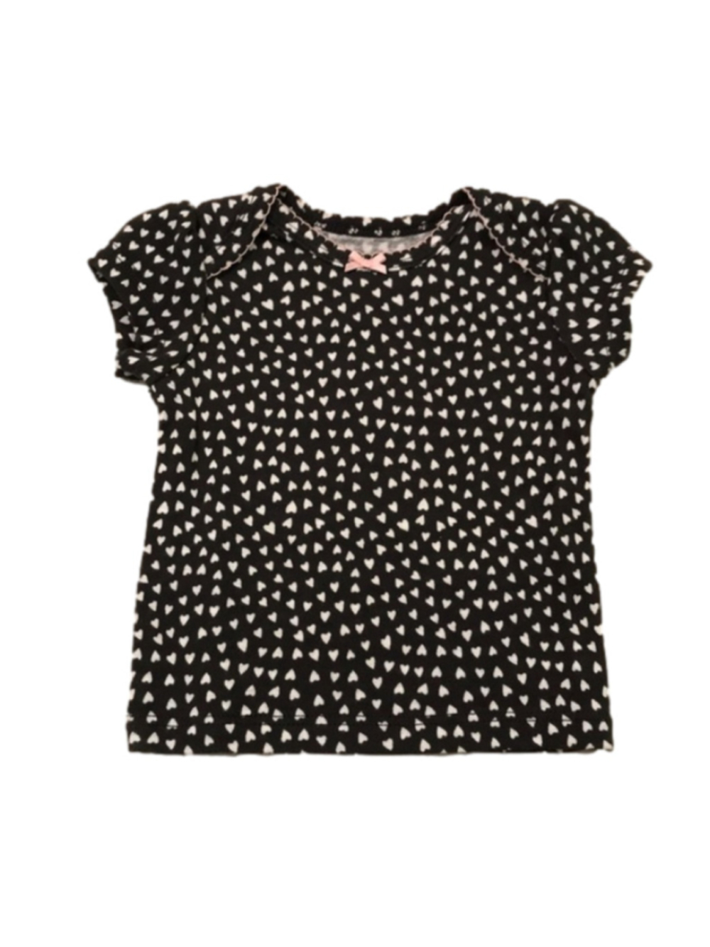 CARTER'S NEWBORN T-SHIRT (HEARTS)
